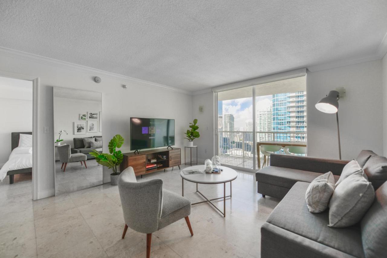 Centric Modern 40Thfloor Brickell Condo Free Parking By Palermo Home 마이애미 외부 사진